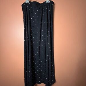 Norton Studio Black Polka Dot Skirt